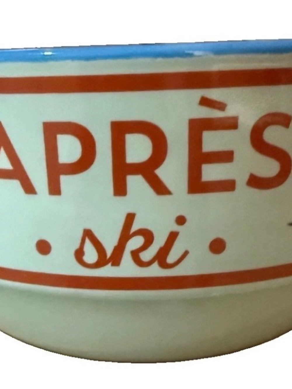 Anthropologie Apres Ski Nut Bowl Mint Skier